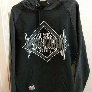 Metal Mulisha  PULLOVER BLACK HOODY size medium